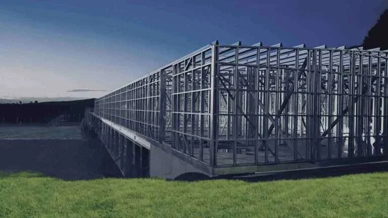Steel frame site - Best modular housing partners, sustainable housing solution.