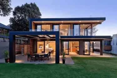 luxury steel frame home